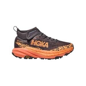 NEW HOKA women's speedgoat 6 mid gtx shoe in galaxy | guava